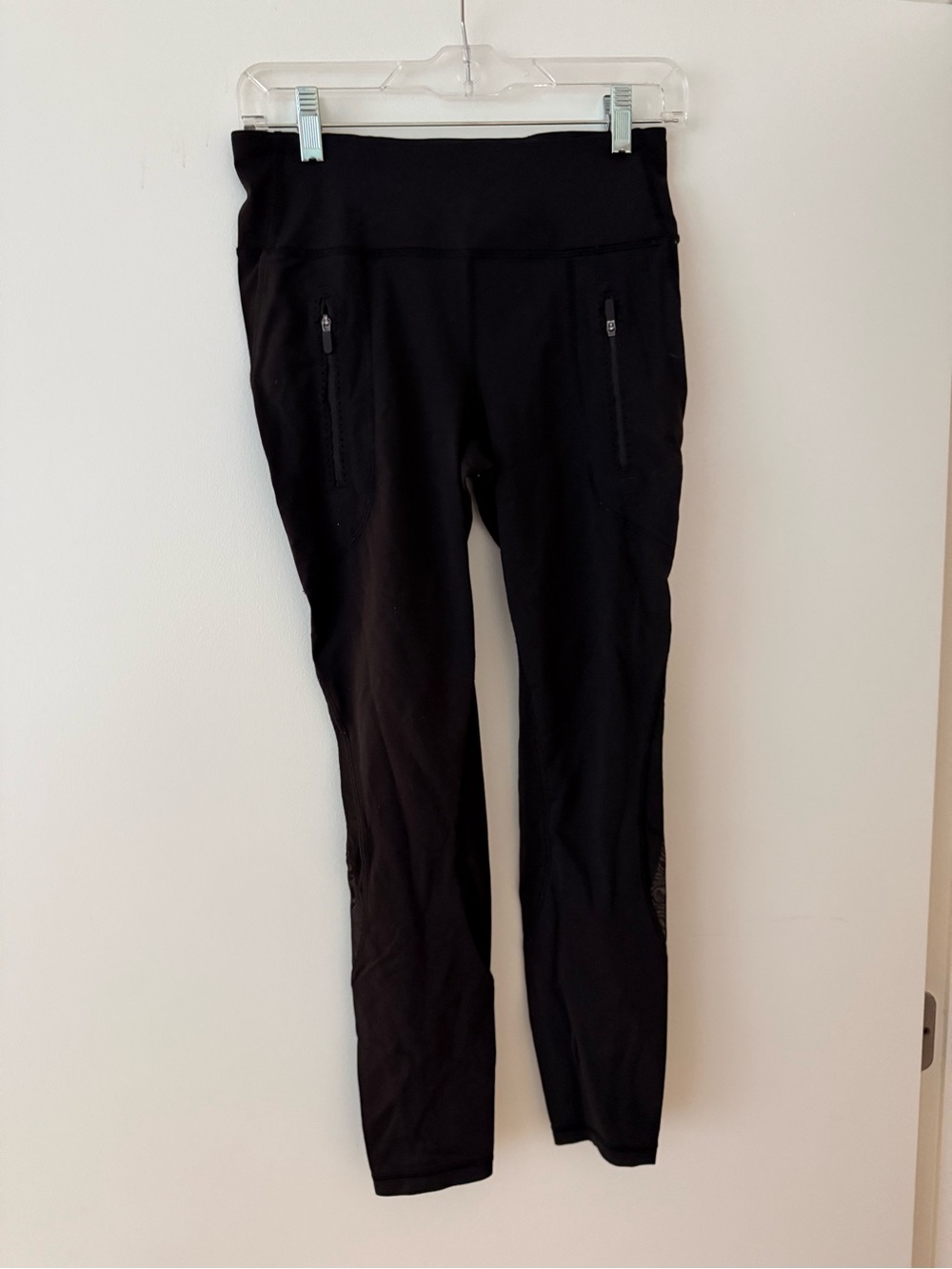 lululemon athletica Black High-Rise Leggings with Zipper Pockets